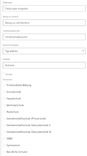 Filterfunktion