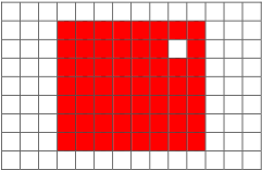 Skizze der Ebene 7 auf Karopapier