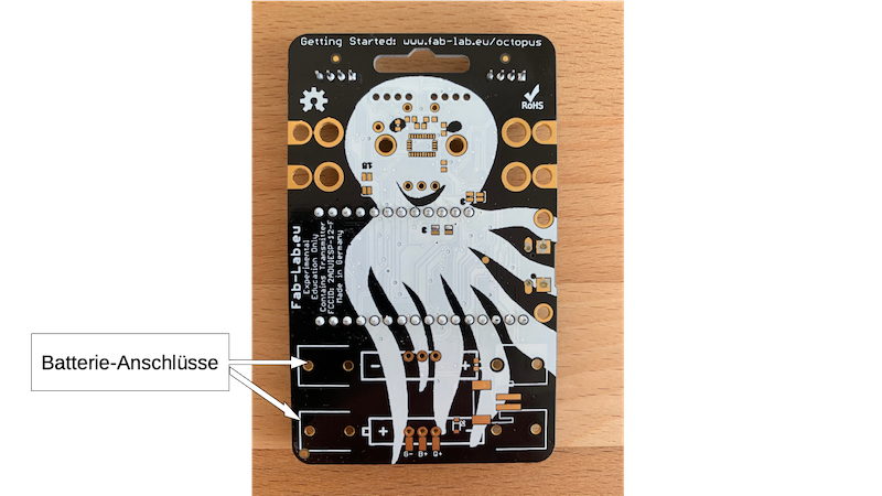 IoT Octopus mit BME680 (Rückansicht)