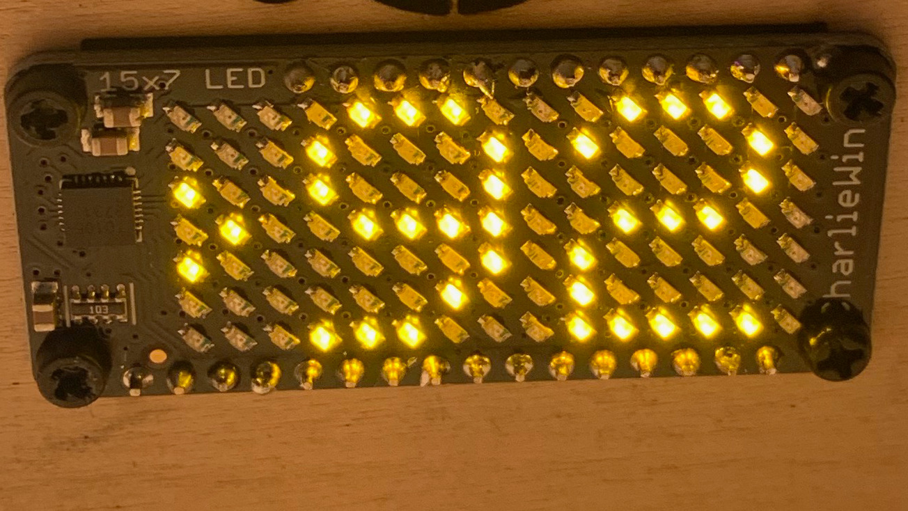LED-Matrix - Anzeige des Wertes