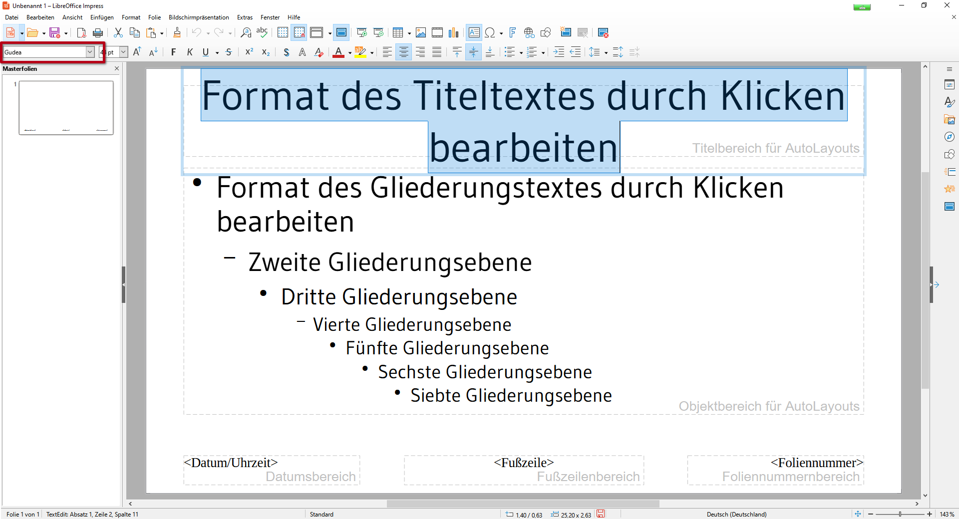 Schriftart