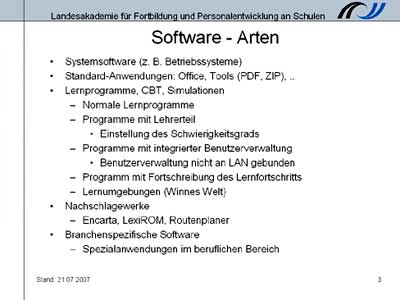 Software-Arten