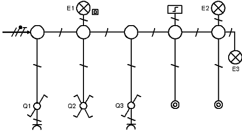 Stromlaufplan In Aufgelöster Darstellung Symbole