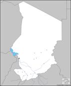 Karte Lage Tschad