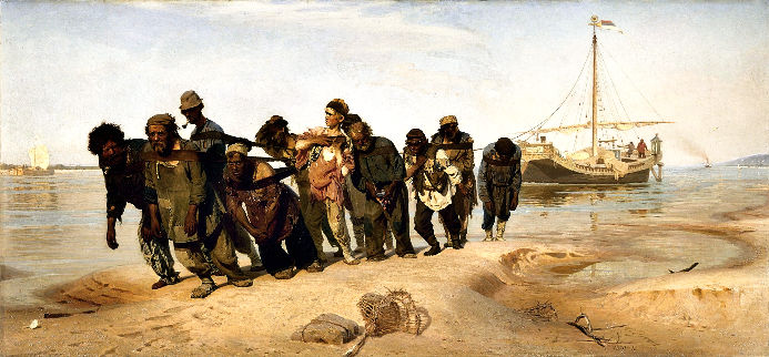 Ilja Repin: Die Wolgatreidler (1873)