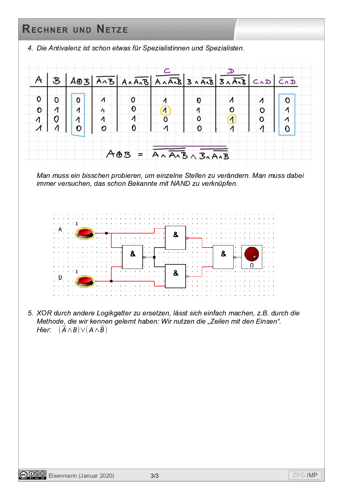 Alles aus NAND: Lösung, Seite 3