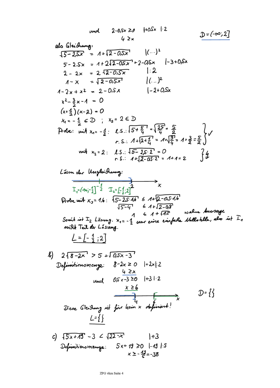 Alternative Lösung: Handschriftlich, Seite 4