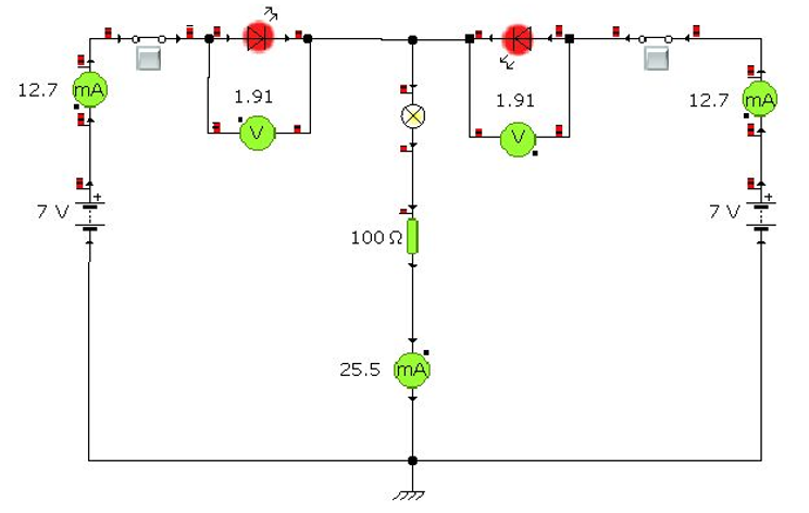 Abbildung Kopplung von Generatoren Versuch 2