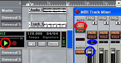 MIDI Track Mixer