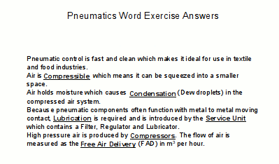 Exercise Answers 6