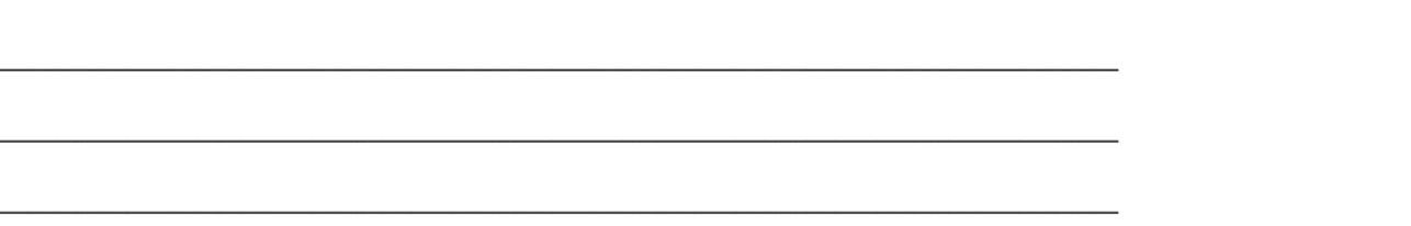 Platz für Antworten der Schülerinnen und Schüler, drei Zeilen
