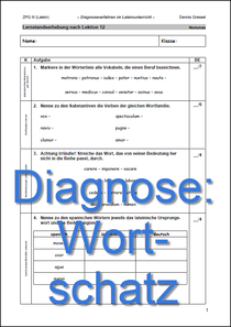 Diagnose Wortschatz