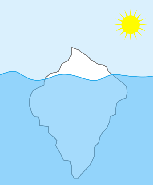 un iceberg